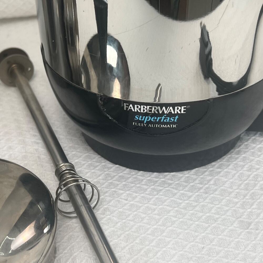 Farberware Superfast 12 Cup Percolator Coffee Maker Complete Tested EUC FCP412 - Picture 3 of 10